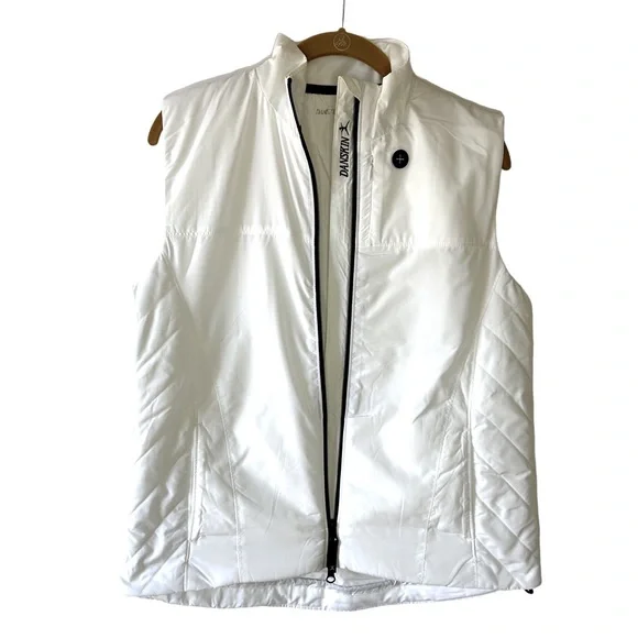 Danskin | Jackets & Coats | Danskin White Puffer Vest Zip Up Danskin | Jackets & Coats | Danskin White Puffer Vest Zip Up